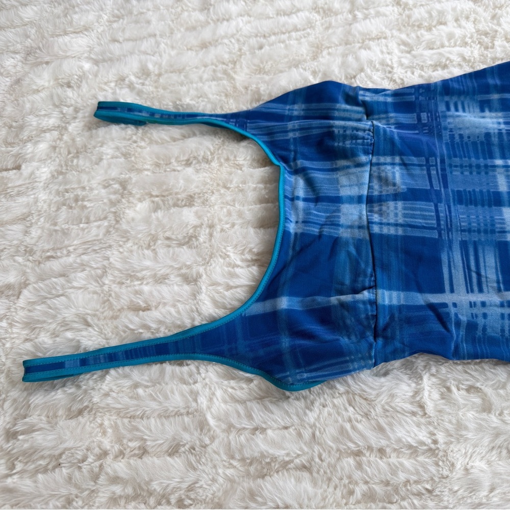 Y2K Cosabella Mesh Plaid Slip Dress - Picture 8 of 17